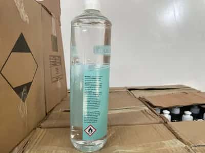 Viraqur Hand Gel - 65% alcohol - Aloe vera - Disinfectant - 1 Litre Bottles - 12 per box — photo 2 of 12