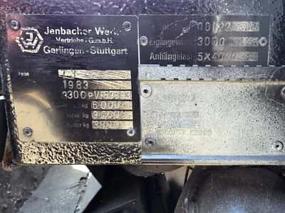 1983 Jenbacher Werk Vertriebs GmbH T3 - 440 terminal tractor - Opel driveline - 4x2 — photo 8 of 20