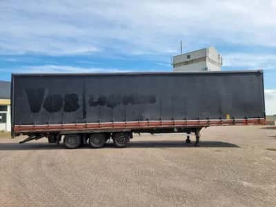2004 Van Hool 3-Axle Curtainsider Trailer - BPW - Disc Brakes - Air Suspension - 445/45 R19.5 - 39 Ton - Mega - 2007 — photo 4 of 14