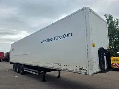 2003 Kögel BPW - Drum 3-Axle Box Semi-Trailer - BPW Axles - Drum Brakes - Air Suspension — photo 3 of 20