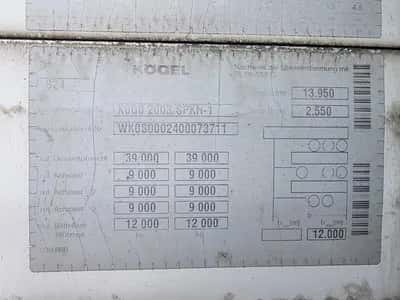 2003 Kögel BPW - Drum 3-Axle Box Semi-Trailer - BPW Axles - Drum Brakes - Air Suspension — photo 9 of 20