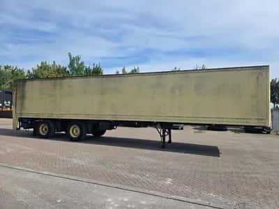 1984 Pacton SAF - Drum 2-Axle Box Semi-Trailer - SAF Axles - Drum Brakes - Air Suspension - Tail Lift - 10 Bolts — photo 4 of 16