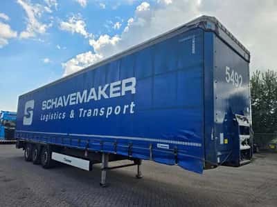 Krone SAF - Disc 3-Axle Curtainsider Semi-Trailer - SAF Axles - Disc Brakes - Air Suspension - Toolbox - 39 Ton - 2015 - Coil — photo 3 of 20