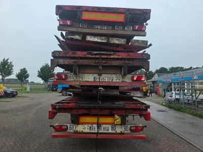 2007 Fruehauf SMB - DISC Stack of 3-Axle Flatbed Semi-Trailers - Disc Brakes - Air Suspension - 34 Ton — photo 6 of 20