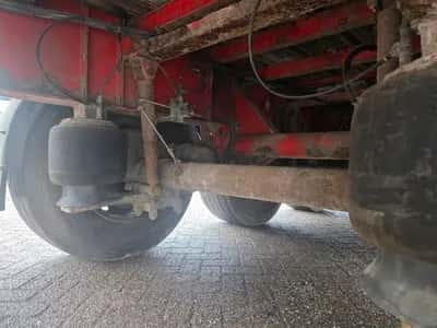 2007 Fruehauf SMB - DISC Stack of 3-Axle Flatbed Semi-Trailers - Disc Brakes - Air Suspension - 34 Ton — photo 14 of 20