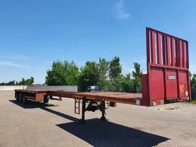 2000 Nooteboom OVB-42 VV Extendable 3-Axle Flatbed Semi-Trailer - Drum Brakes - Air Suspension — photo 6 of 20