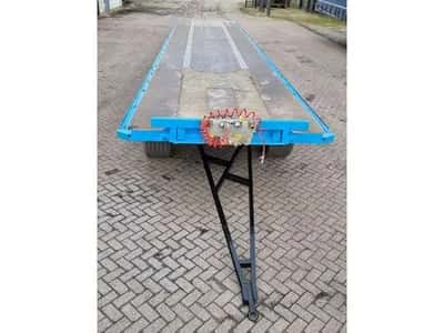 2007 Van Hool 13.60 M LONG Flatbed Trailer - 13.6 meter - Air Suspension - 445/45 R19.5 Tyres - Export — photo 2 of 19
