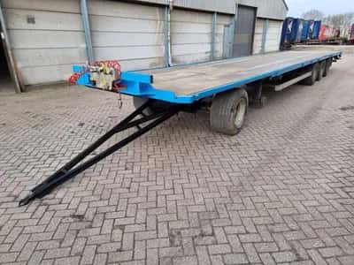 2007 Van Hool 13.60 M LONG Flatbed Trailer - 13.6 meter - Air Suspension - 445/45 R19.5 Tyres - Export — photo 19 of 19