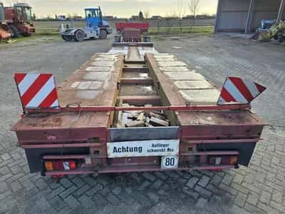Scheuerle STBV 4544 ABFP Low Loader 1993 – 4 Axles – 22.7 Ton Payload – Air Suspension – Drum Brakes- 2 meter Extendable — photo 7 of 20