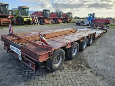 Scheuerle STBV 4544 ABFP Low Loader 1993 – 4 Axles – 22.7 Ton Payload – Air Suspension – Drum Brakes- 2 meter Extendable — photo 6 of 20