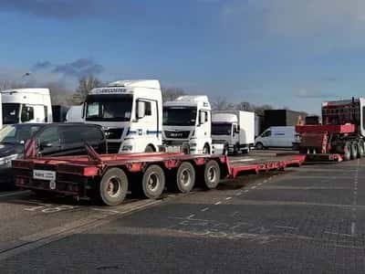 Scheuerle STBV 4544 ABFP Low Loader 1993 – 4 Axles – 22.7 Ton Payload – Air Suspension – Drum Brakes- 2 meter Extendable — photo 16 of 20