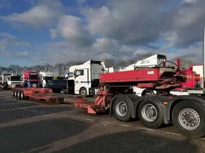 Scheuerle STBV 4544 ABFP Low Loader 1993 – 4 Axles – 22.7 Ton Payload – Air Suspension – Drum Brakes- 2 meter Extendable — photo 17 of 20