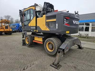 2016 Volvo EW160E Mobile Excavator 16 Ton Wheeled Excavator — photo 11 of 20
