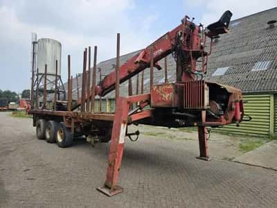 Doll 20T Crane Semi-Trailer 1991 – 3 Axles – 25 Ton Payload – Air Suspension – Drum Brakes – Crane Trailer — photo 3 of 20