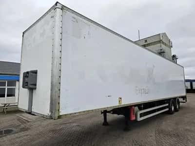 Fruehauf DISC Box Semi-Trailer 2005 – 2 Axles – BPW – Drum Brakes – Air Suspension – Box Trailer — photo 1 of 15