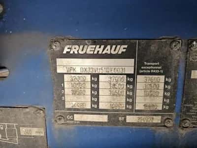 Fruehauf DISC Box Semi-Trailer 2005 – 2 Axles – BPW – Drum Brakes – Air Suspension – Box Trailer — photo 15 of 15