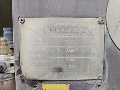 1997 Magyar Stainless Steel Tank Semi-Trailer – 3 Axles – Air Suspension – Tank Trailer – Stainless Steel — photo 13 of 15