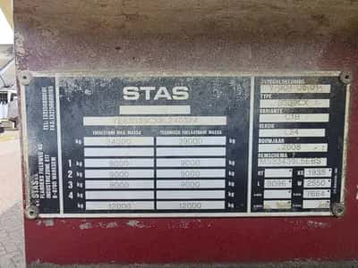 Stas S339CX Tipper 2008 – 3 Axles – Disc Brakes – Air Suspension – Aluminium – 28 Ton — photo 11 of 13