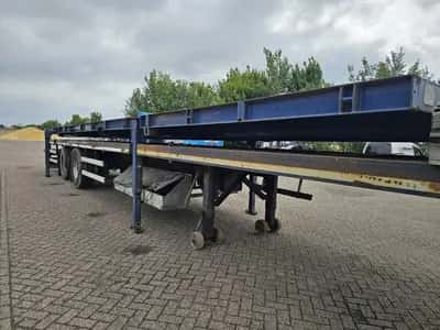 1993 Deckers 3 Flatbed Semi-Trailer - 2 Axles - BPW - Drum Brakes - Air Suspension — photo 5 of 20