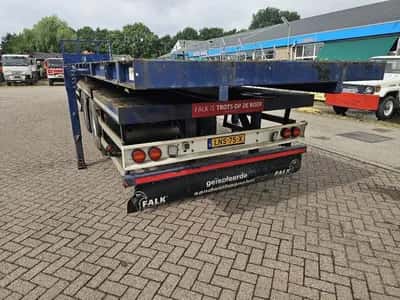 1993 Deckers 3 Flatbed Semi-Trailer - 2 Axles - BPW - Drum Brakes - Air Suspension — photo 11 of 20