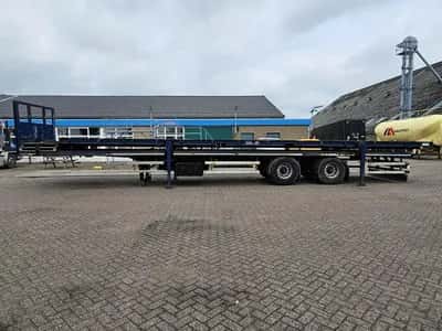 1993 Deckers 3 Flatbed Semi-Trailer - 2 Axles - BPW - Drum Brakes - Air Suspension — photo 12 of 20