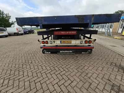 1993 Deckers 3 Flatbed Semi-Trailer - 2 Axles - BPW - Drum Brakes - Air Suspension — photo 10 of 20