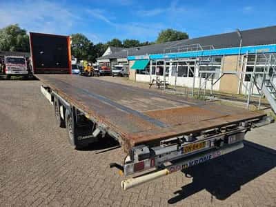 2015 Krone 2-Axle Flatbed Semi-Trailer - SAF Axles - Disc Brakes - Air Suspension - 30 Ton — photo 8 of 20