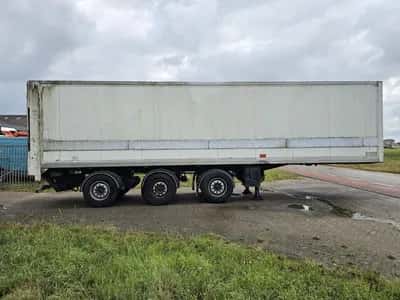 Moeyersons Box Semi-Trailer 2009 - 3x Steering Axle - Mercedes Axles - Disc Brakes - Air Suspension - Dhollandia Tail Lift - Box Trailer — photo 4 of 20