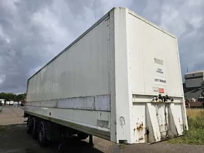 Moeyersons Box Semi-Trailer 2009 - 3x Steering Axle - Mercedes Axles - Disc Brakes - Air Suspension - Dhollandia Tail Lift - Box Trailer — photo 3 of 20