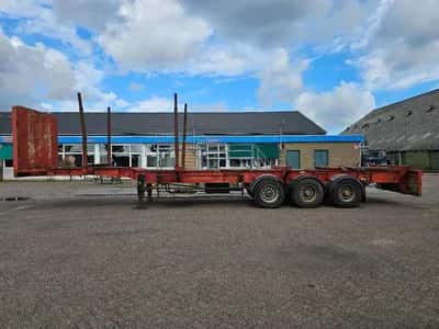 2002 Robuste Kaiser S3803V2C Timber Semi-Trailer - 3 Axles - SAF - Drum Brakes - Air Suspension -13.8 meter - 34 Ton — photo 9 of 20