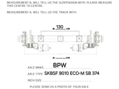 BPW SKBSF 9010 ECO-M SB 374 Axle – Trailer Axle – Disc Brakes – 9 Ton — photo 9 of 9