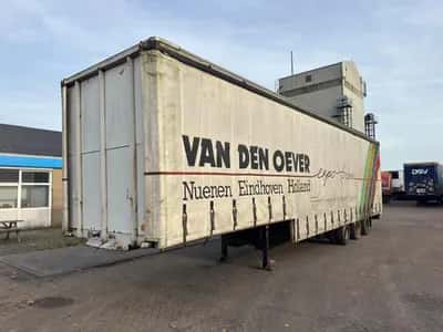 1989 Netam-Fruehauf Curtainsider Semi-Trailer – ONCZ 36-324 A – 3 Axles –BPW - Drum Brakes Air Suspension — photo 1 of 20