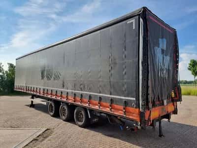 2000 Van Hool 3-Axle Curtainsider Trailer - SAF - Disc Brakes - Air Suspension - 445/45 R19.5 - 39 Ton - Mega — photo 7 of 17