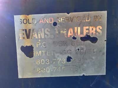 2011 Evans Trailers Wide Spread Semi-Trailer – 2 Axles – 8 Wheels – Drum Brakes – Leaf Springs — photo 10 of 20