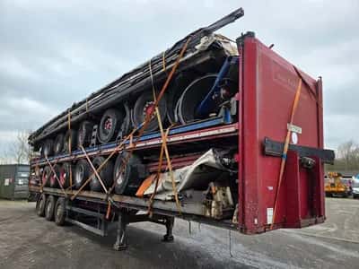 Kögel BPW - SAF- SMB - DISC Stack of 5 3-Axle Curtainsider Trailers - Air Suspension - Disc Brakes - 32 Ton - Ready for Export - 2005 — photo 3 of 19