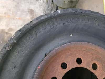 Gumasol Softy 300-15 Tyre Set – Solid Rubber Forklift Tyre — photo 6 of 7