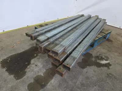 Unbranded Steel Box Profiles Lot of Steel Box Sections – Rectangular Tubes – Structural Steel — photo 3 of 5