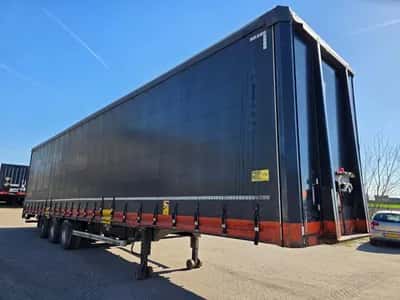 Van Hool 3-Axle Curtainsider Trailer - BPW - Drum Brakes - Air Suspension - 445/45 R19.5 - 39 Ton - 2007 - Export — photo 3 of 16