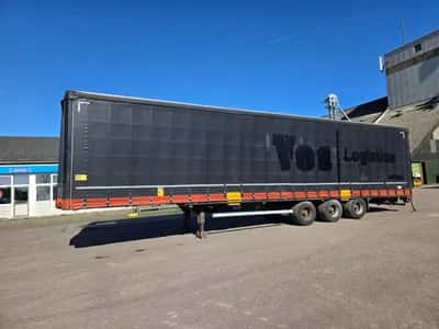 Van Hool 3-Axle Curtainsider Trailer - BPW - Drum Brakes - Air Suspension - 445/45 R19.5 - 39 Ton - 2007 - Export — photo 7 of 16