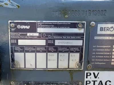 1998 Bero Cement Silo - BPW Axles - Drum Brakes - Air Suspension — photo 10 of 20