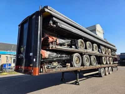 Van Hool 3B2011 - BPW - DISC Stack of 5 Van Hool 3-Axle Curtainsider Trailers - BPW Axles - Air Suspension - Disc Brakes - Ready for Export - 2007 — photo 1 of 18