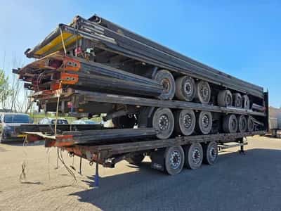 Van Hool 3B2011 - BPW - DISC Stack of 5 Van Hool 3-Axle Curtainsider Trailers - BPW Axles - Air Suspension - Disc Brakes - Ready for Export - 2007 — photo 5 of 18