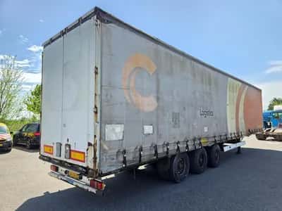 Krone 3-Axle Curtainsider Trailer - BPW Axles - Disc Brakes - Air Suspension - 2008 — photo 5 of 18