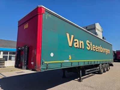 Kögel 3-Axle Curtainsider Semi-Trailer - Mercedes Axles - Disc Brakes - Air Suspension - Spare Wheel - 42 Ton - 2017 - Coil — photo 1 of 20