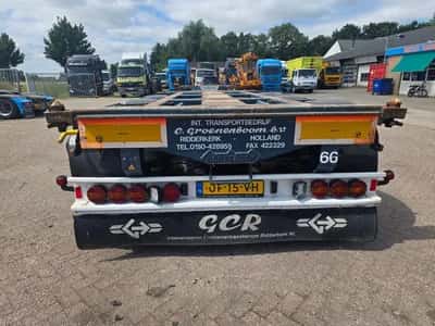 1998 Nooteboom container chassis - 3 ROR Axles - Drum Brakes - Air Suspension - Lift Axle - Twistlock - Spare Tyre - 40ft HC - 30 ft - 20 ft - 10ft — photo 5 of 15