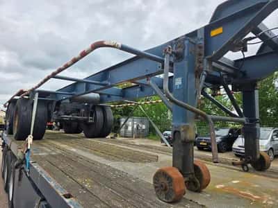 1975 Netam 2-Axle Container Chassis - BPW Axles - Drum Brakes - Leaf Springs - Twin Tyres - 40ft HC — photo 5 of 16
