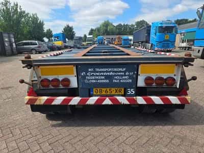 1992 Netam-Fruehauf 3-Axle Container Chassis - SMB Axles - Drum Brakes - Air Suspension - Twist Lock - Twin Tyres - 12 Tyres - 40 Ft - 30 FT - 20 FT - — photo 5 of 17