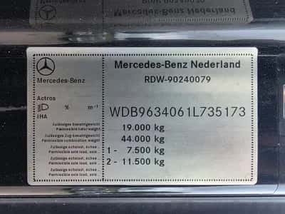Mercedes-Benz ACTROS 1842 Blue Efficiency Power - Tractor Unit - Euro 6 -2013 — photo 10 of 20