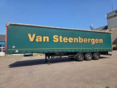 2006 Kögel 3-Axle Curtainsider Semi-Trailer - Mercedes Axles - Disc Brakes - Air Suspension - 39 Ton - Coil — photo 8 of 20