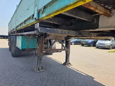 1988 Lambrecht 88 LK 27 Semi-Trailer - 2 ROR Axles - Drum Brakes - Air Suspension - Side Boards — photo 14 of 18